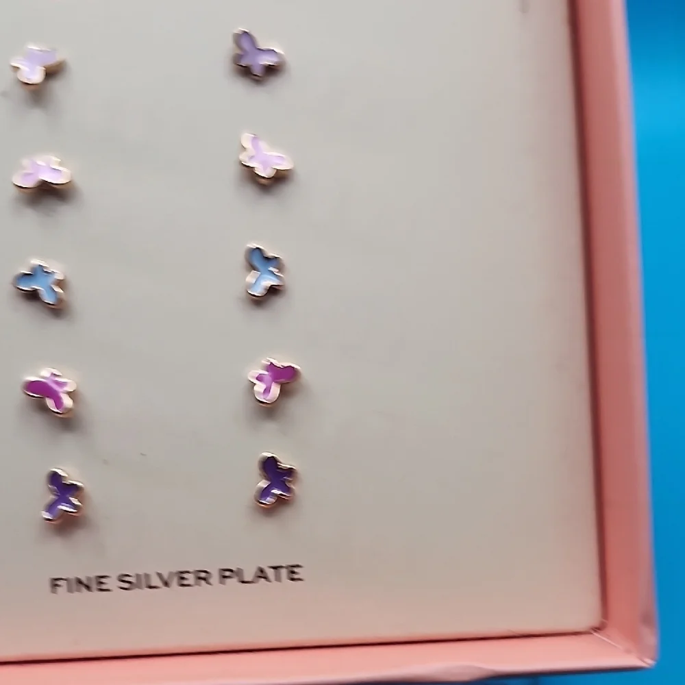 FAO Schwarz Silver Plate Earring Collection